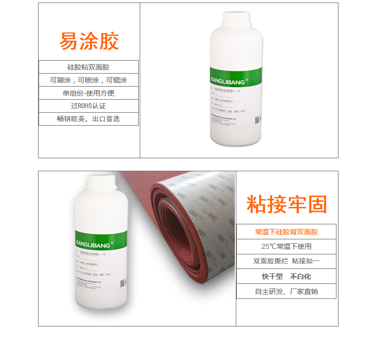 硅胶处理剂产品特性康利邦CL-14系列 硅胶处理剂产品特性康利邦CL-14系列